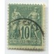 FRANCIA 1876 Yv. 076 MUY BUENA ESTAMPILLA USADA rara 325 €